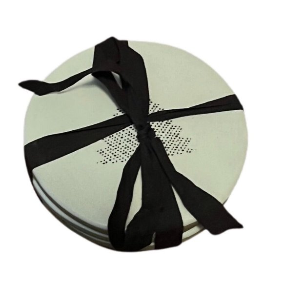 Hearth & Hand Magnolia Christmas Coasters Stoneware Bird Tree Snowflake Deer - Picture 1 of 8